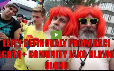 ELITY DEFINOVALY PROPAGACI LGBTQ+ KOMUNITY JAKO HLAVNÍ ÚLOHU