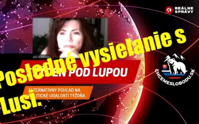 TÝŽDEŇ POD LUPOU, 07.11.2024 – Posledné vysielanie s Lusi